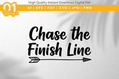 Chase The Finish Line SVG File Product Image 1