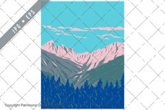 Mount Olympus in Olympos National Woodland Park Greece WPA Product Image 1