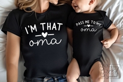 Pass Me To My Oma Im That Oma Bundle SVG PNG Mothers Day Product Image 1