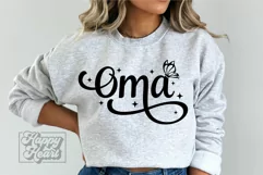 Oma SVG - Blessed Oma - Cool Oma Era- Mothers Day Gift PNG Product Image 1