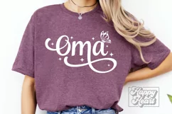 Oma SVG - Blessed Oma - Cool Oma Era- Mothers Day Gift PNG Product Image 4