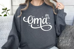 Oma SVG - Blessed Oma - Cool Oma Era- Mothers Day Gift PNG Product Image 2
