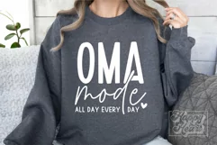 Oma Mode SVG - Blessed Oma - Cool Oma Era- Mothers Day Shirt Product Image 1