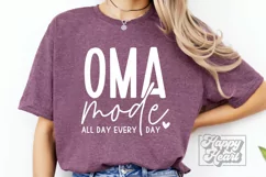 Oma Mode SVG - Blessed Oma - Cool Oma Era- Mothers Day Shirt Product Image 2