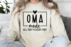 Oma Mode SVG - Blessed Oma - Cool Oma Era- Mothers Day Gift Product Image 1