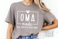 Oma Mode SVG - Blessed Oma - Cool Oma Era- Mothers Day Gift Product Image 2