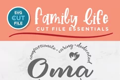 This Oma SVG file can be used for creating an adorable Grandma Oma shirt
