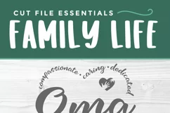 This Oma SVG file can be used for creating a Grandma Oma shirt