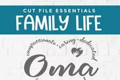 Oma SVG file to create a Grandma Oma shirt or tote bag Pinterest pin