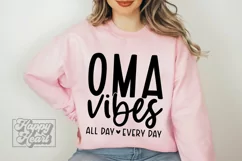 Oma Vibes SVG - Oma Mode SVG - Blessed Oma - Cool Oma Era Product Image 3