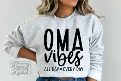 Oma Vibes SVG - Oma Mode SVG - Blessed Oma - Cool Oma Era Product Image 2