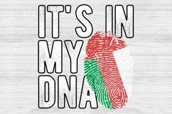 It's in my DNA Oman Flag Fingerprint PNG Sublimation Product Image 1