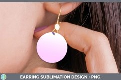 GorgeousOmbre Round Earrings design.