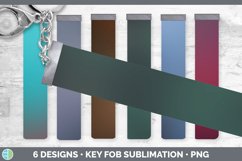 Bundle of six Ombre key fob sublimation designs