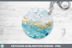 GorgeousOmbre Paint Keychain design.