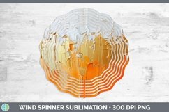GorgeousOmbre Paint Wind Spinner design.