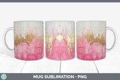 GorgeousOmbre Paint Mug Wrap design.