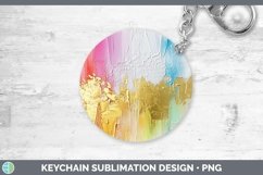GorgeousOmbre Paint Keychain design.