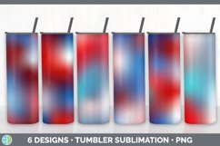 Bundle of six 4th of July sublimation tumbler designs