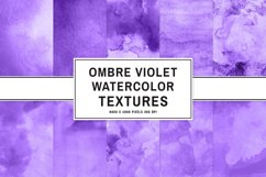 Ombre Violet Watercolor Textures Product Image 1