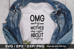 Mom Quotes Design - Mother&#039;s Day T-shirt Design Product Image 5