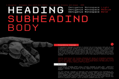 Omnigenus - Monospace Sans serif font family Product Image 10