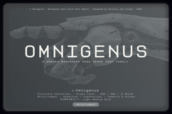 Omnigenus - Monospace Sans serif font family Product Image 2