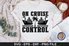 On cruise control - Cruise SVG Design Product Image 1