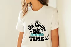 On Cruise Time SVG Family Trip T-Shirt Product Image 3