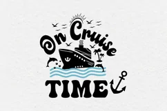 On Cruise Time SVG Family Trip T-Shirt Product Image 1