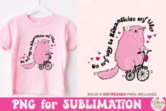 On My Way To Romanticize My Life PNG, Book Lover Sublimation Product Image 3