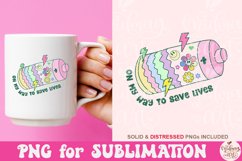 On My Way To Save Lives PNG, Trendy Design Product Image 2