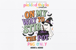 On My Way To Stir The Pot PNG Product Image 1