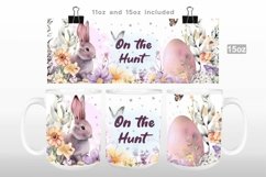 On the Hunt Bunny Easter Mug Wrap