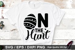 On the hunt SVG - Easter Dog Design Product Image 1