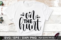 On the hunt SVG - Easter Design Product Image 1
