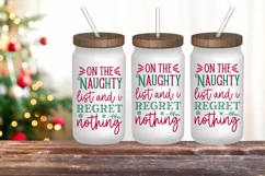 On the naughty list SVG, Christmas Libbey SVG Design Product Image 2