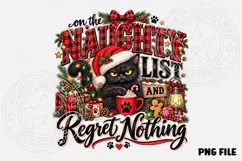 On the Naughty List & Regret Nothing PNG Product Image 2
