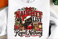 On the Naughty List & Regret Nothing PNG Product Image 3