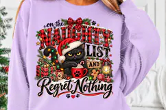 On the Naughty List & Regret Nothing PNG Product Image 5