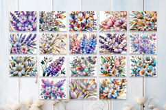 Floral Cutting Board Bundle | Stained Glass Flower Designs Product Image 3