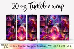 Fantasy Tumbler Wrap 20 oz | Once Upon a Dream Illustration Product Image 1