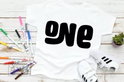 One SVG - 1st Birthday Retro - One Birthday PNG - Onederful Product Image 3