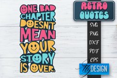Retro Design | Retro Quotes | Quotes 80&#039;s SVG | SVG File v.1 Product Image 1