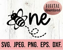 Family Bee SVG - Mama Dada Bee - 1st Bumble Bee Birthday Product Image 6