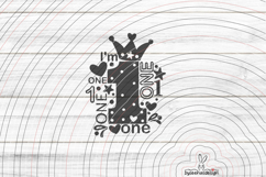 I'm one cutting file SVG DXF Product Image 1