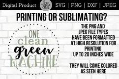 instructions for using this healthy eating clean green machine quote png or jpeg for printing or sublimating projects