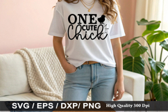 One Cute Chick - Easter SVG Design Product Image 1