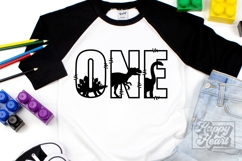 1st Birthday Boy Dinosaur SVG - One Dinosaur Birthday Shirt Product Image 1