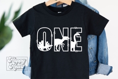 1st Birthday Boy Dinosaur SVG - One Dinosaur Birthday Shirt Product Image 2